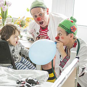 KlinikClowns in der Cnopfschen Kinderklinik 