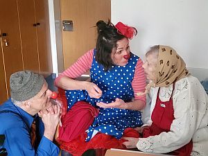 Clowns im Heiliggeist-Stift Erding