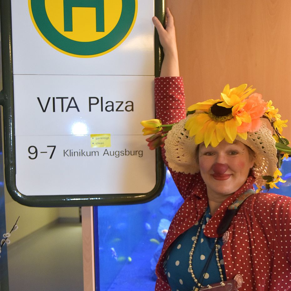 KlinikClowns auf Station Vita in Augsburg