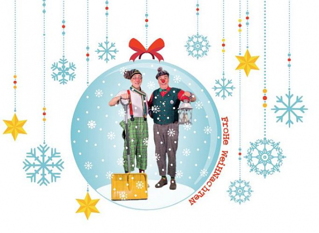 Klappkarte Schneekugel