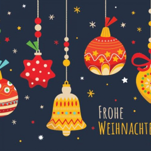 Klappkarte Weihnachts-Schmuck