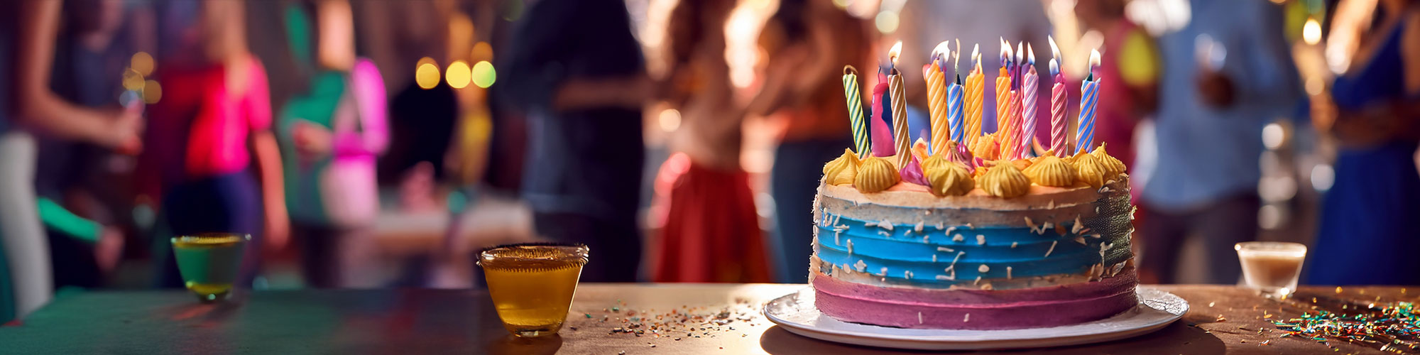 Feiern Sie Ihren Geburtstag und schenken Sie ein Lachen